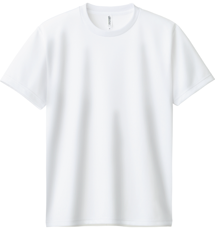 ※一部カラー返品・交換不可【4.4オンスドライTシャツ｜00300-ACT（001 / 005 / 011 / 015 / 031 / 032 / 033 / 097）｜トムス】男女兼用 / 女性サイズ / 吸汗速乾 / UVカット / UPF20 ホワイト（001）