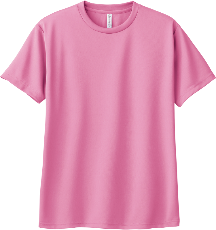 ※一部カラー返品・交換不可【4.4オンスドライTシャツ｜00300-ACT（001 / 005 / 011 / 015 / 031 / 032 / 033 / 097）｜トムス】男女兼用 / 女性サイズ / 吸汗速乾 / UVカット / UPF20 ピンク（011）