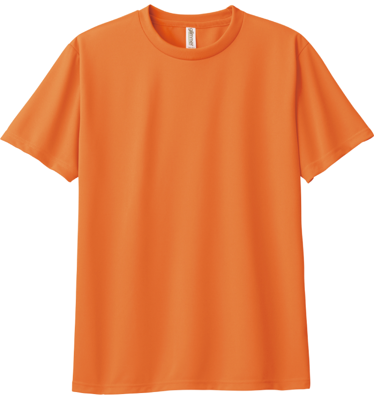 ※一部カラー返品・交換不可【4.4オンスドライTシャツ｜00300-ACT（001 / 005 / 011 / 015 / 031 / 032 / 033 / 097）｜トムス】男女兼用 / 女性サイズ / 吸汗速乾 / UVカット / UPF20 オレンジ（015）