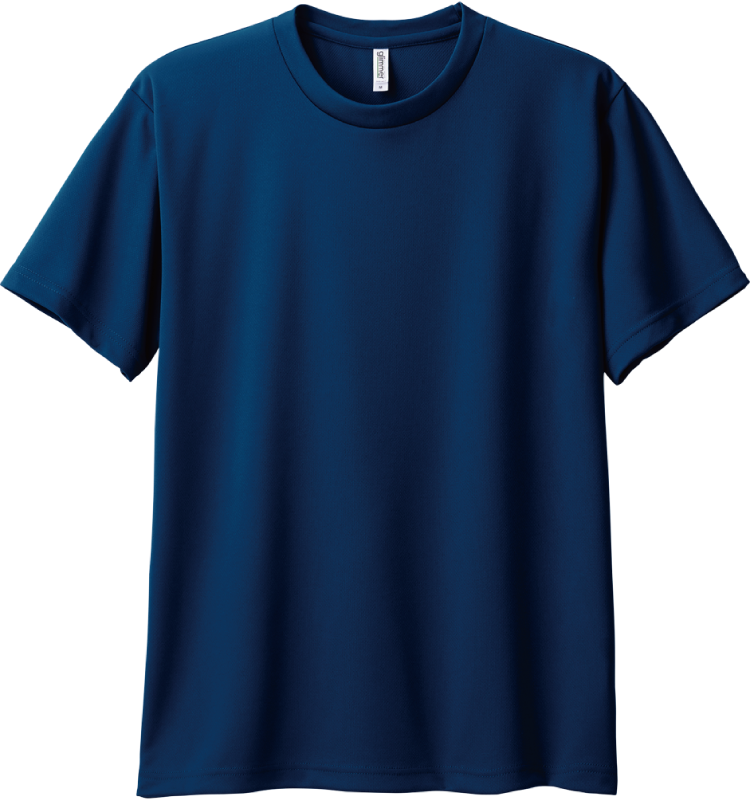 ※一部カラー返品・交換不可【4.4オンスドライTシャツ｜00300-ACT（001 / 005 / 011 / 015 / 031 / 032 / 033 / 097）｜トムス】男女兼用 / 女性サイズ / 吸汗速乾 / UVカット / UPF20 インディゴ（097）