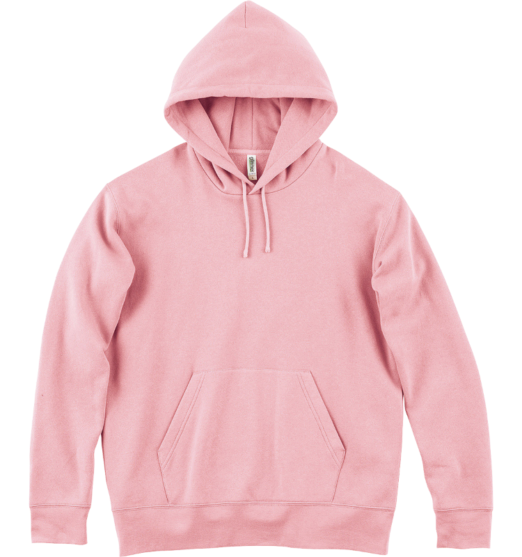 ※一部カラー返品・交換不可【10.0オンス ドライ裏フリースパーカー｜00347-AFH｜トムス】男女兼用、秋冬対応、裏起毛、速乾 ｜132｜ライトピンク