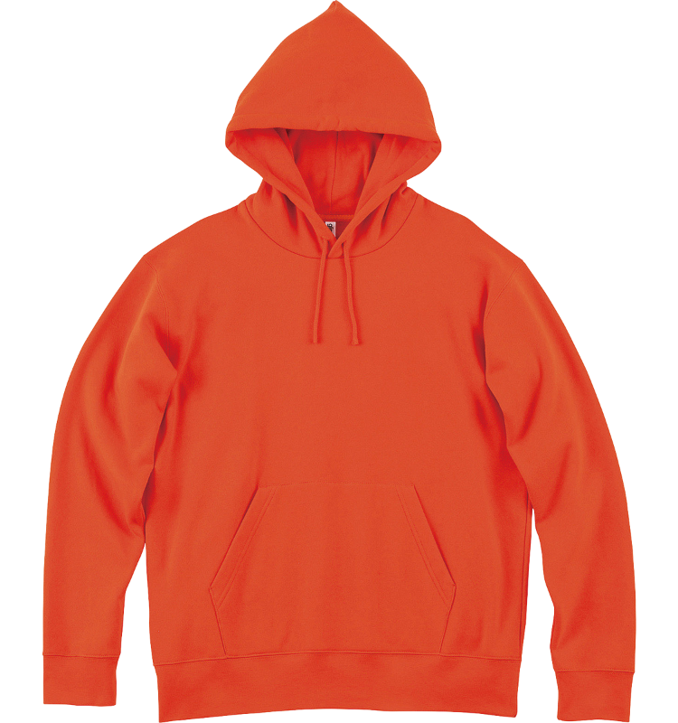 ※一部カラー返品・交換不可【10.0オンス ドライ裏フリースパーカー｜00347-AFH｜トムス】男女兼用、秋冬対応、裏起毛、速乾 ｜038｜サンセットオレンジ
