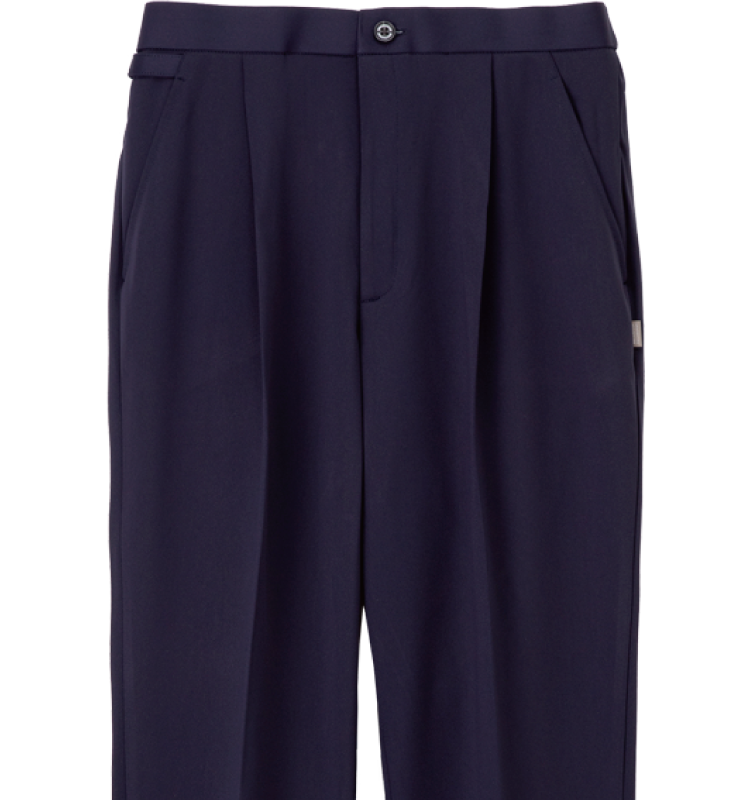 マッキントッシュ フィロソフィー®【MPレディースパンツ｜MPA-3908｜ナガイレーベン】女性用 / 制菌加工 / 制電 / 裾上げ済み / テーパード / ワンタック ｜14｜ネイビー