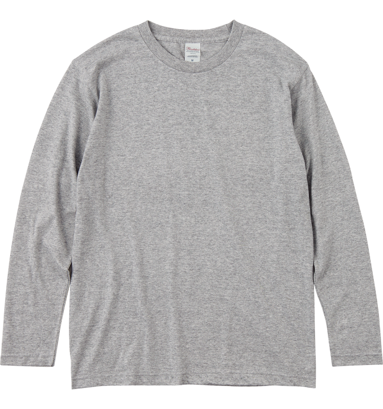 ※一部カラー返品・交換不可【5.6オンスヘビーウェイト長袖Tシャツ｜00102-CVL｜トムス】男女兼用 ｜003｜杢グレー