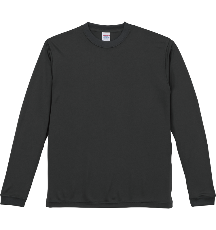 【4.7オンスドライシルキータッチロングスリーブTシャツ（ローブリード）｜5089-01｜キャブ】年間対応 / 男女兼用 / DRY / 吸水速乾 / UPF15 ｜173｜ガンメタル