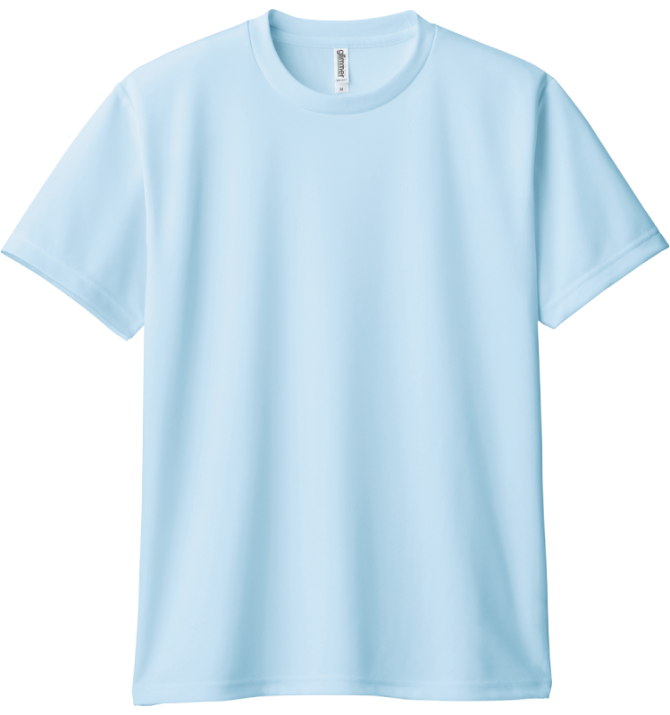 ※一部カラー返品・交換不可【4.4オンスドライTシャツ｜00300-ACT（133 / 134 / 138 / 155 / 167 / 187 / 188）｜トムス】男女兼用 / 女性サイズ / 吸汗速乾 / UVカット / UPF20 ライトブルー（133）
