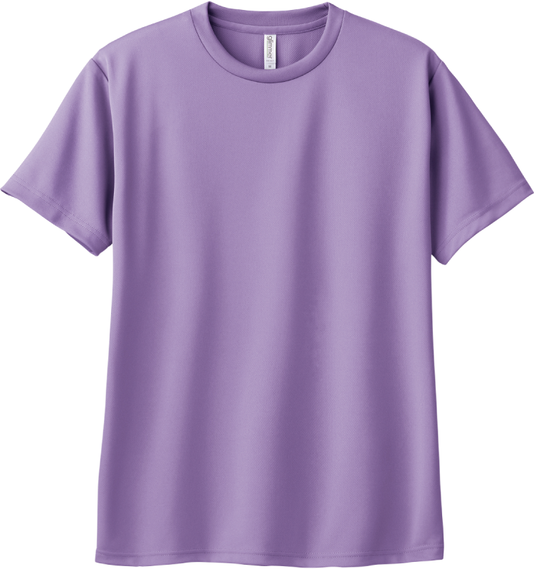 ※一部カラー返品・交換不可【4.4オンスドライTシャツ｜00300-ACT（133 / 134 / 138 / 155 / 167 / 187 / 188）｜トムス】男女兼用 / 女性サイズ / 吸汗速乾 / UVカット / UPF20 ライトパープル（188）